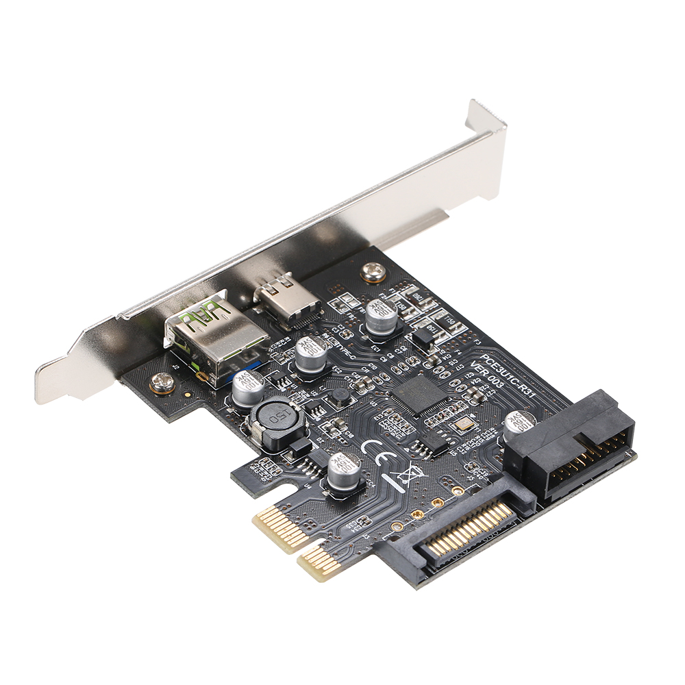 Thẻ Mở Rộng PCI-E Sang USB 3.1 Loại C Sạc Nhanh Với Thẻ Điều Hợp 19pin Gen1 5g PCI-Express