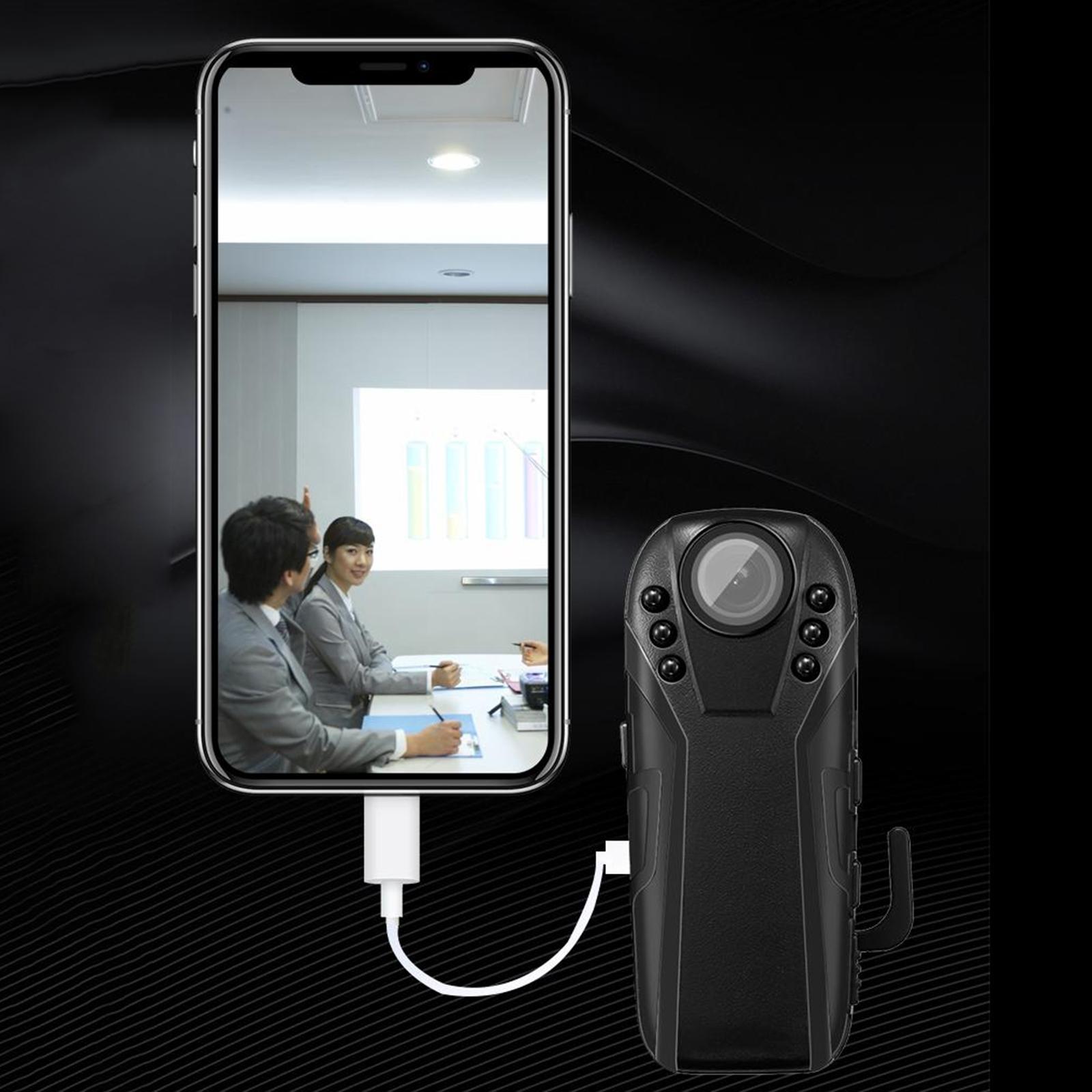 Mini Wearable Portable Camera Motion Detection for Meeting Office Security