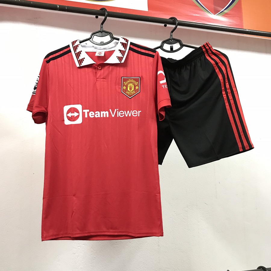 Combo bộ đồ đá bóng hè CLB Manchester United Đỏ