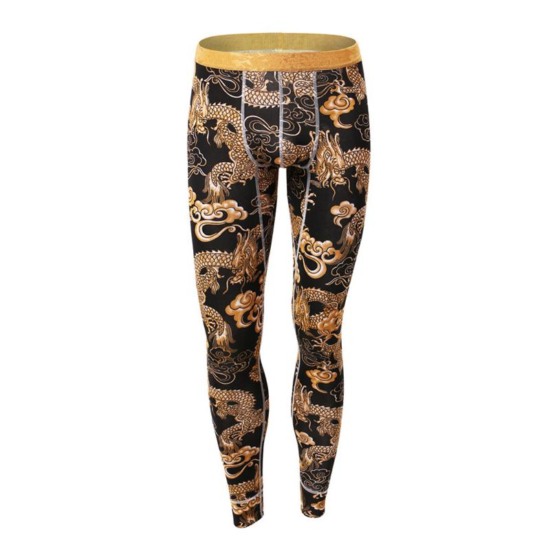 Quần Lót Sinh Nhiệt Mùa Đông Ấm Quần Áo Dài Johns In Bông Nhiệt Quần Legging Thun Thun Và Chân Váy Quần Áo Dành Cho Nam