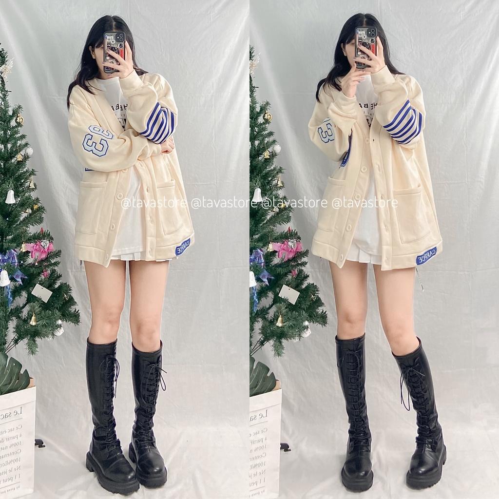 Áo khoác cardigan chữ G