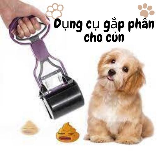 Dụng cụ gắp phân chó mèo- cây gắp phân chó- kẹp gắp phân chó