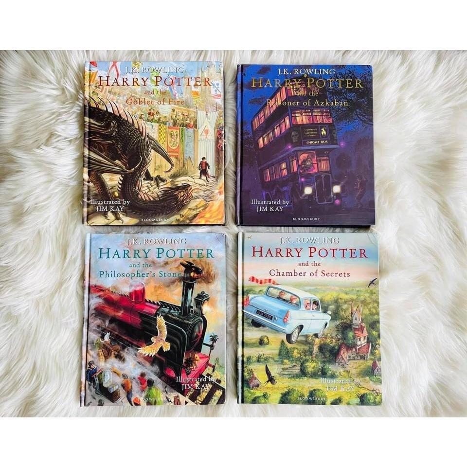 Harry potter nhập màu 4q bìa cứng kèm audio