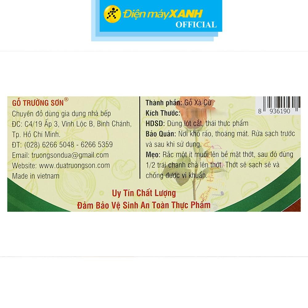 Thớt chặt gỗ tròn 30 cm Trường Sơn 300 - Hàng Chính Hãng