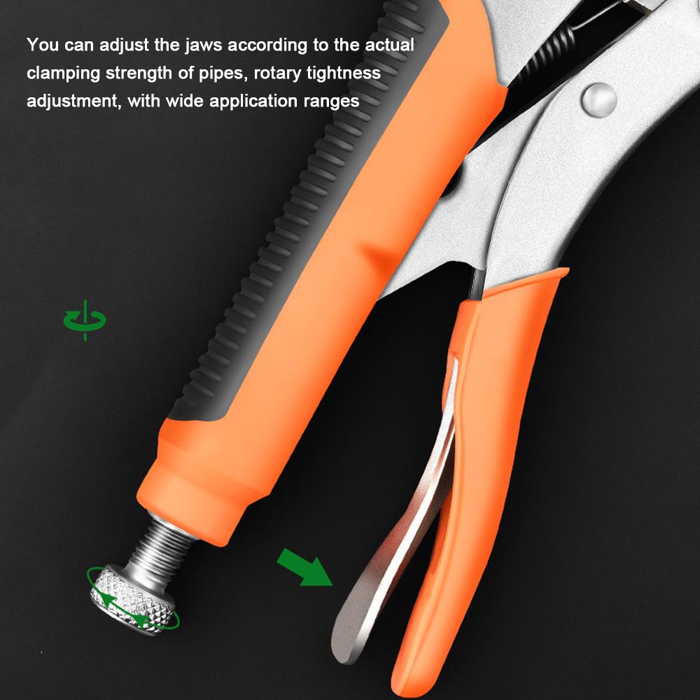 Multifunctional Pipes Steel Clamping Pliers Floor Heating Pipes Quick Installation Removal Tool Special Floor Heating Repairing Tools