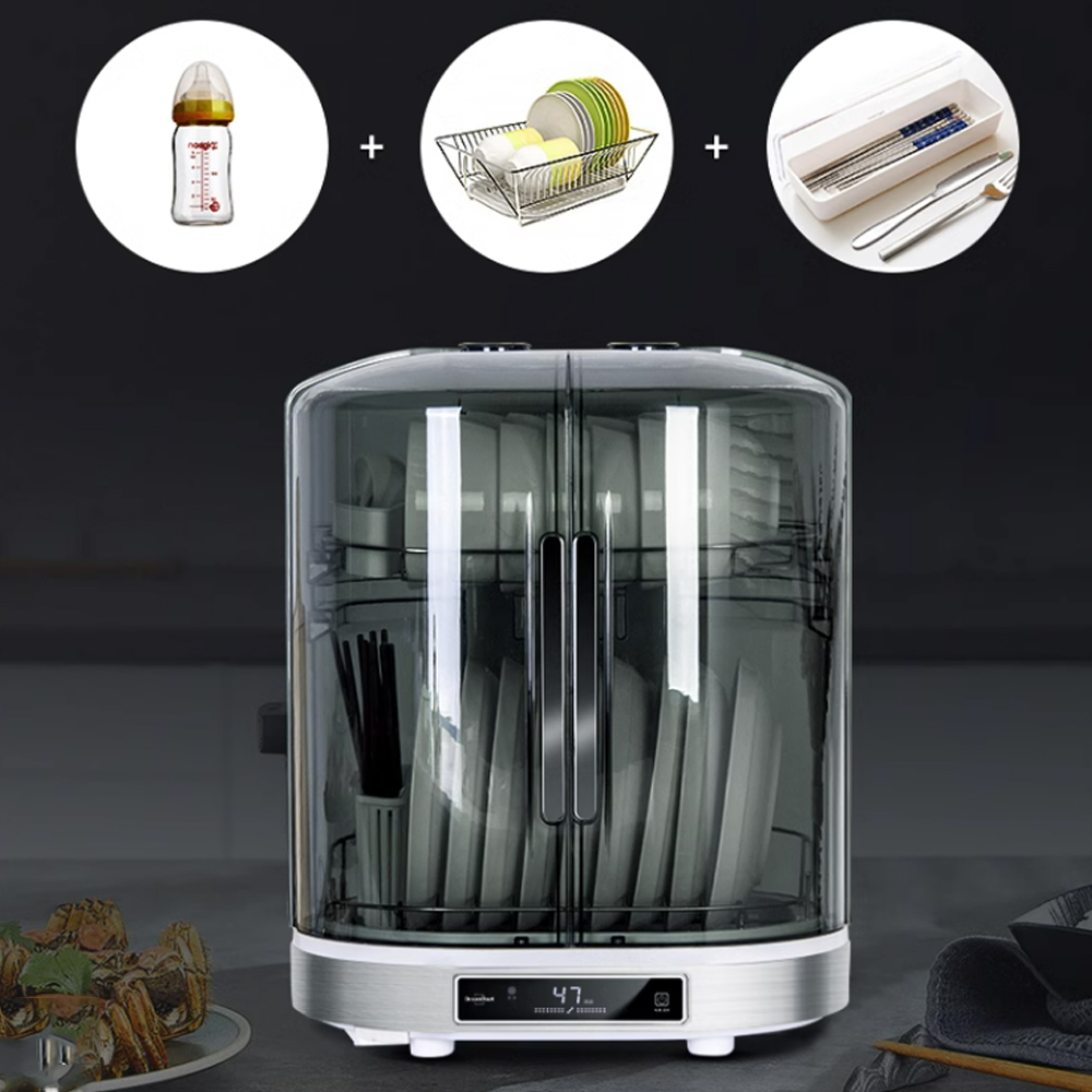Tủ Sấy Chén Bát, Máy Sấy và Khử Trùng Bát Đũa Bằng ion âm siêu sạch mẫu mới 55L