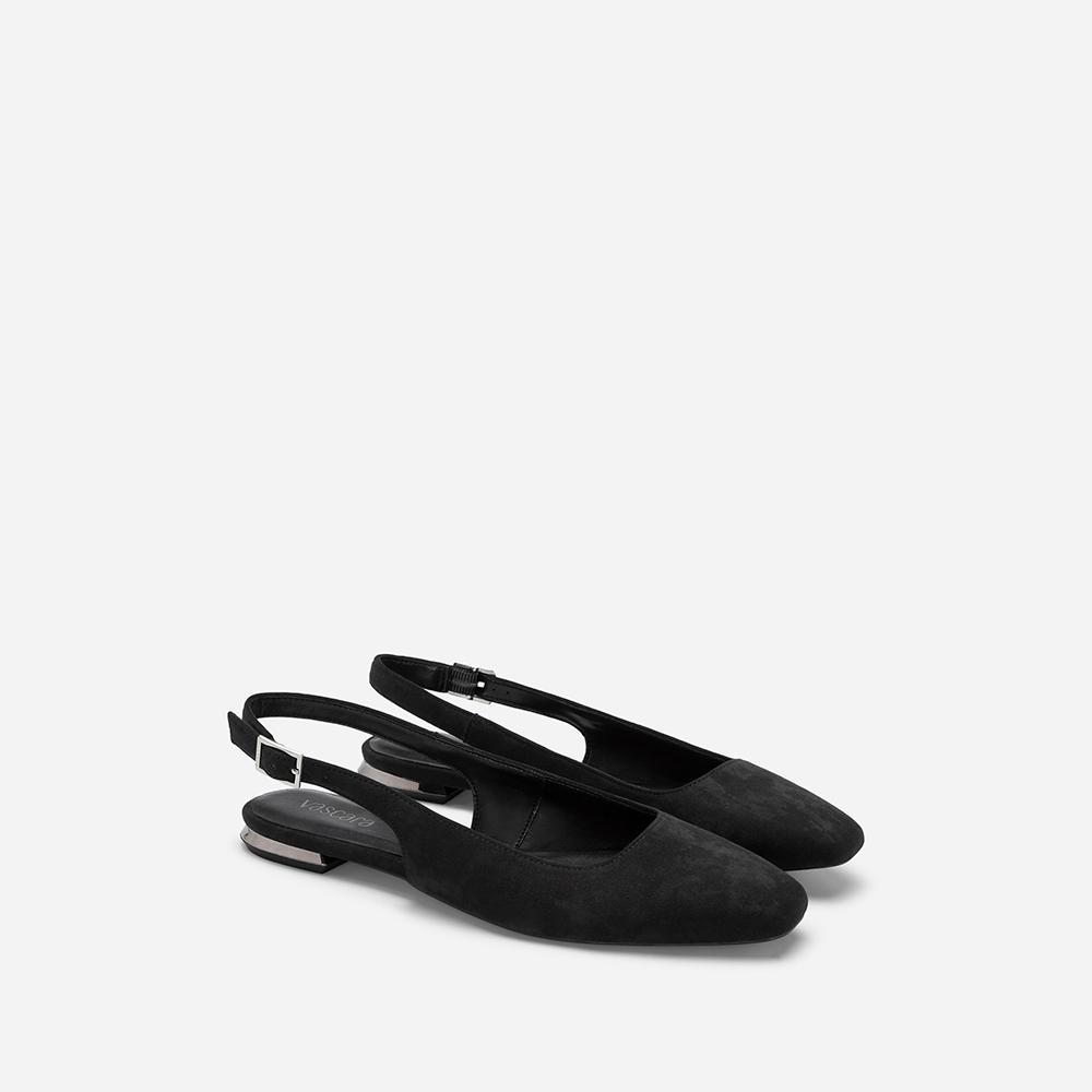 Vasscara Giày Slingback Microfiber Nhấn Gót Si - BMN 0572