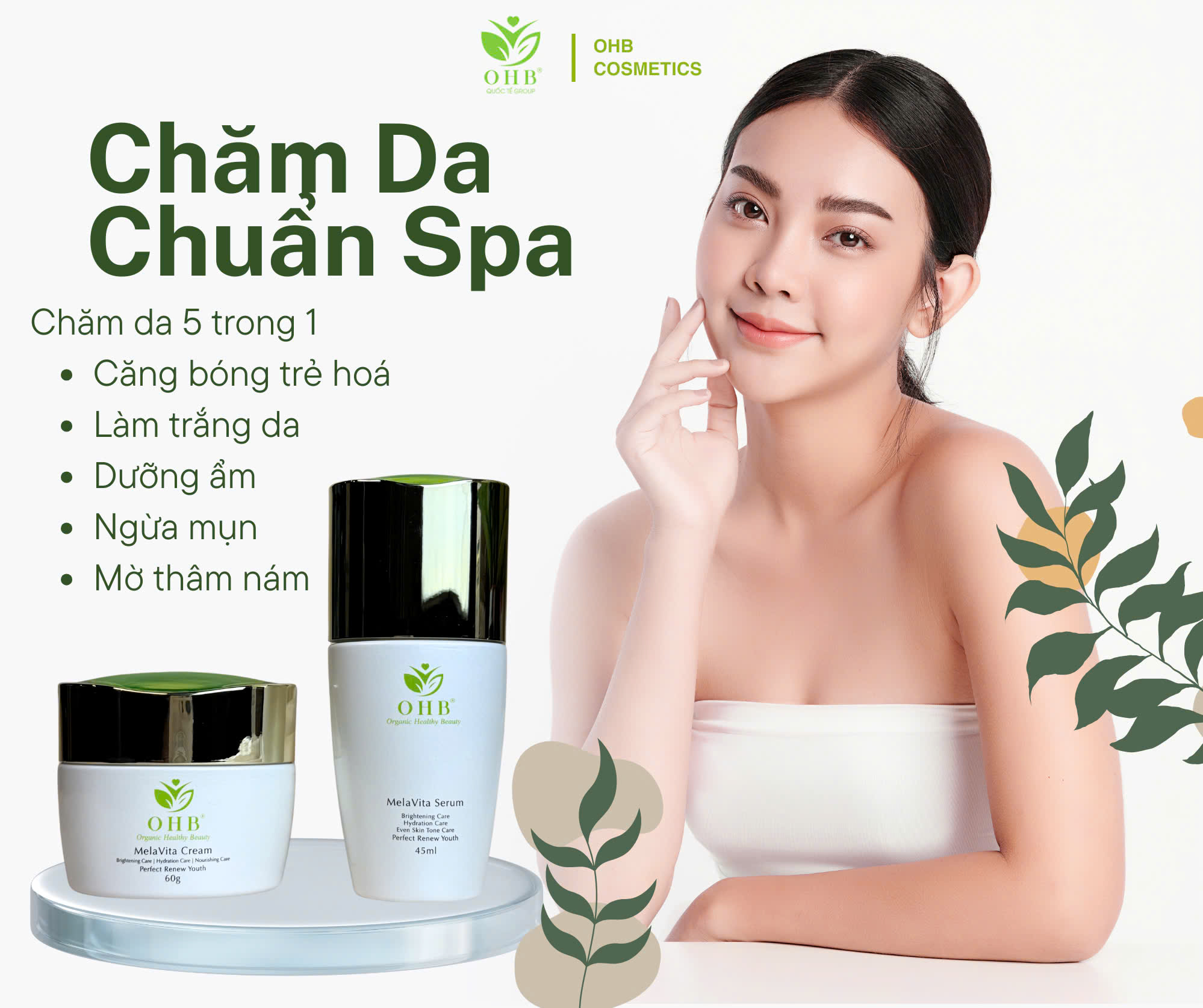 Serum Huyết thanh OHB Melavita (chức năng làm trắng)