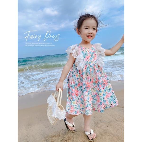 Váy hoa cánh tiên siêu xinh cho bé gái