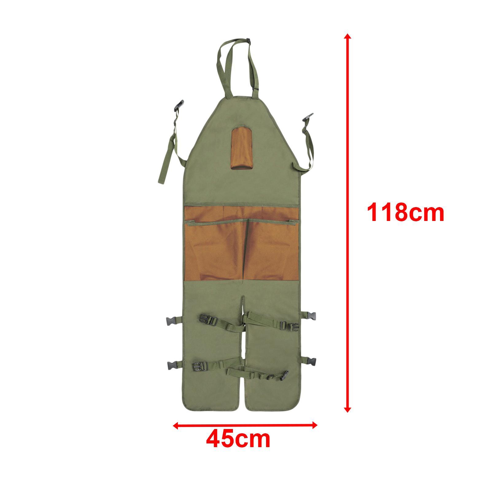 Heavy Duty Oxford Cloth Work Apron Farm Pinafore Carpenter Tool Outdoor