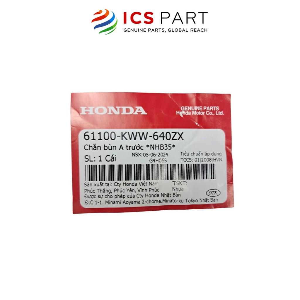 Dè Trước (Chắn Bùn Trước) HONDA Ws 110, Rs 110 2011-2014 Trắng Nhb35 (Không Tem) (61100KWW640ZX)
