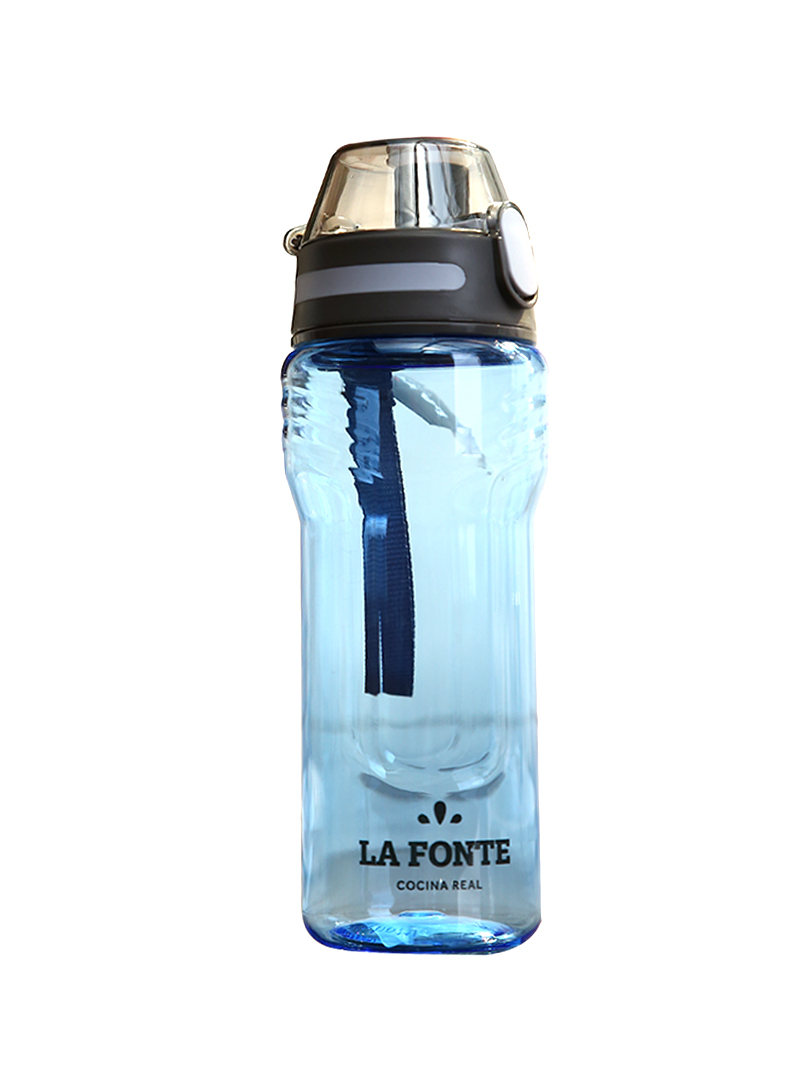 Bình Nước Uống La Fonte 620ml Màu Xám Đậm - 452058