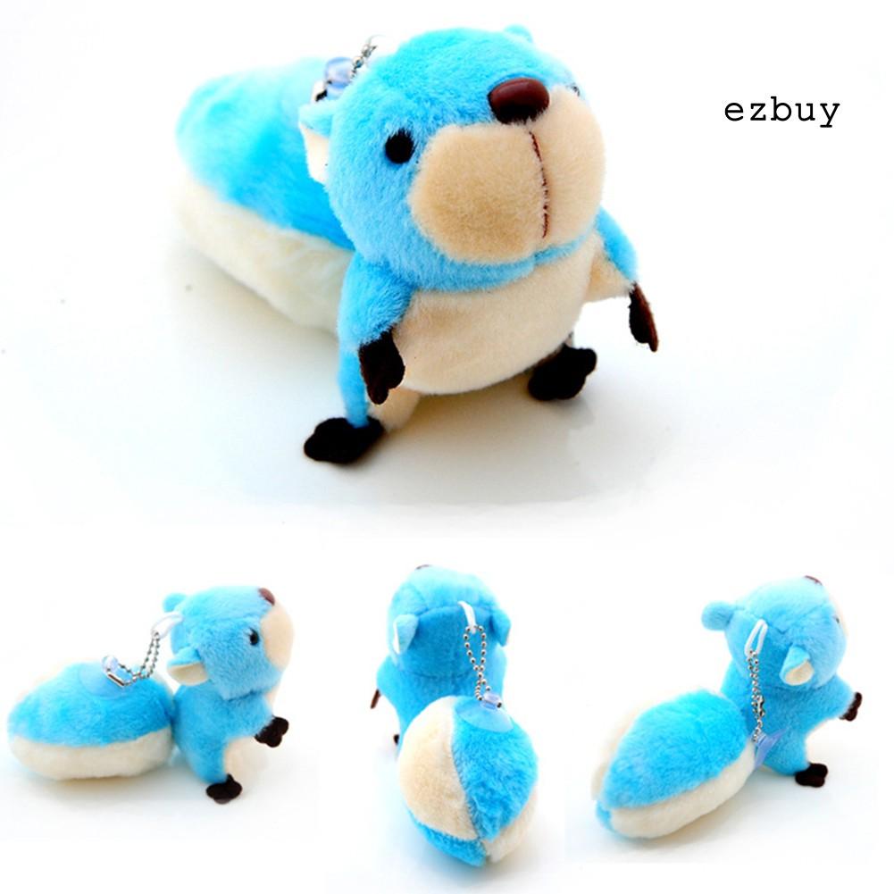 Móc Khóa Hình Sóc Nhồi Bông Đáng Yêu