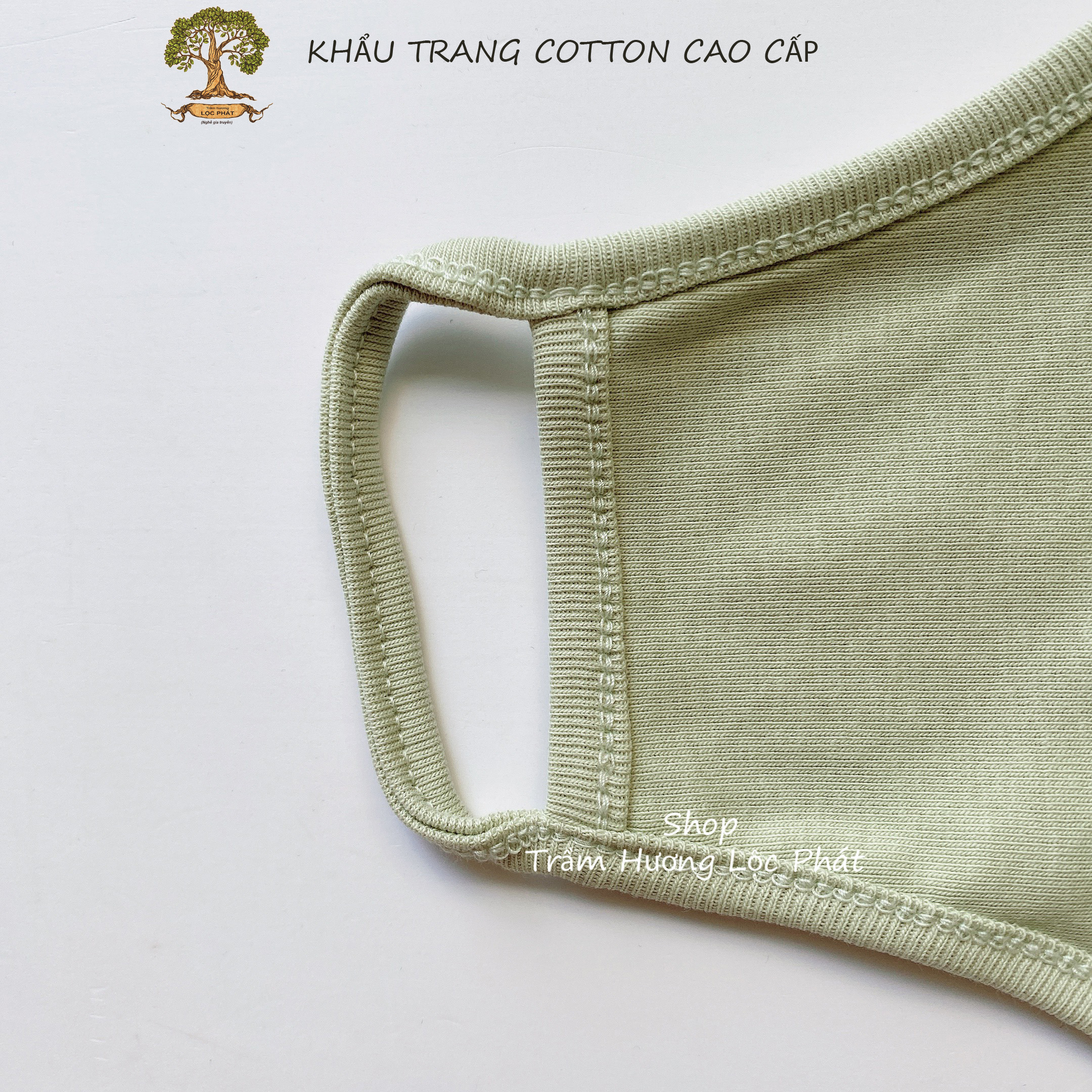 Khẩu Trang Vải Cotton Cao Cấp 2 lớp - Combo 5pcs - Màu Pastel Tinh Tế