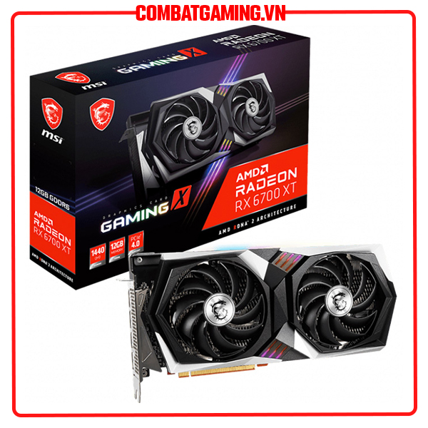 Card Màn Hình MSI RX6700 XT GAMING X 12GB GDDR6 - Hàng Chính Hãng