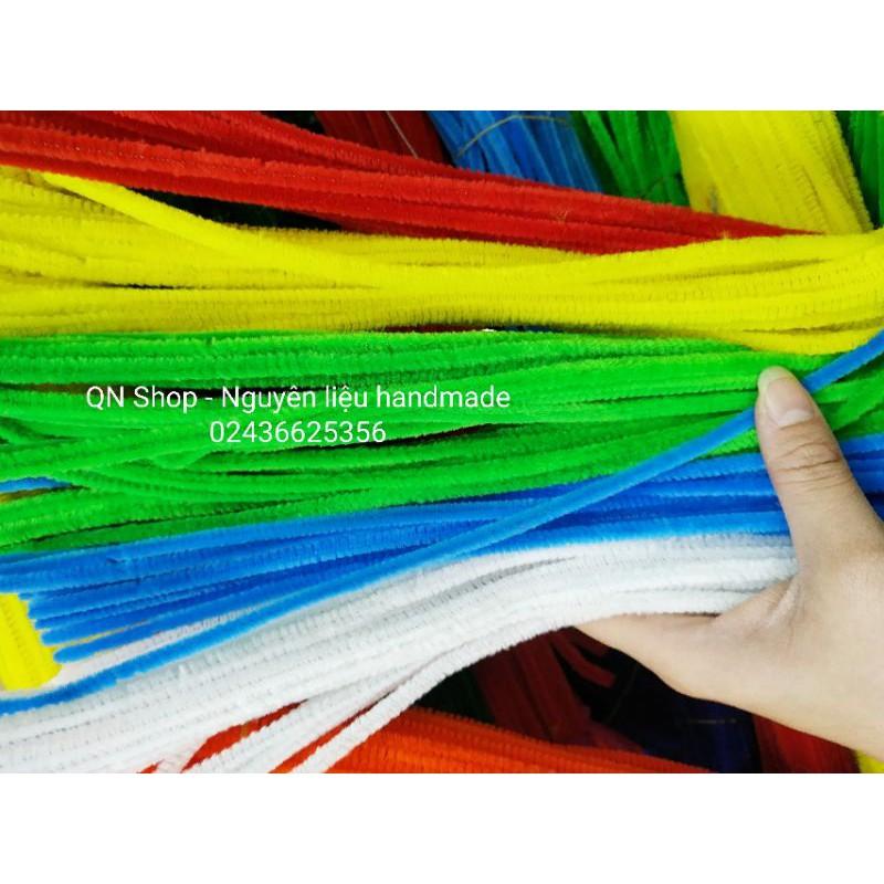 Kẽm nhung, kẽm xù kim tuyến bó 100 sợi - 20 sợi