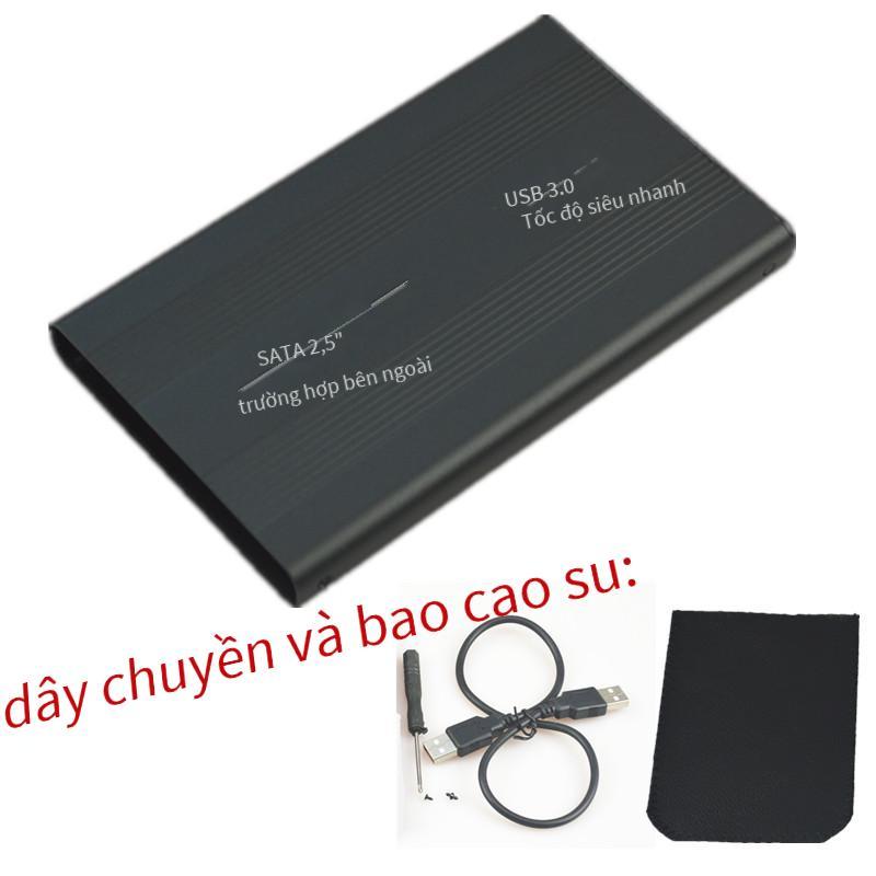 Giá thấp nhất hộp cứng di động hộp đĩa cứng usb3.0 2.5 inch SSD máy tính xách tay sata cổng nối tiếp kim loại hộp hợp kim nhôm