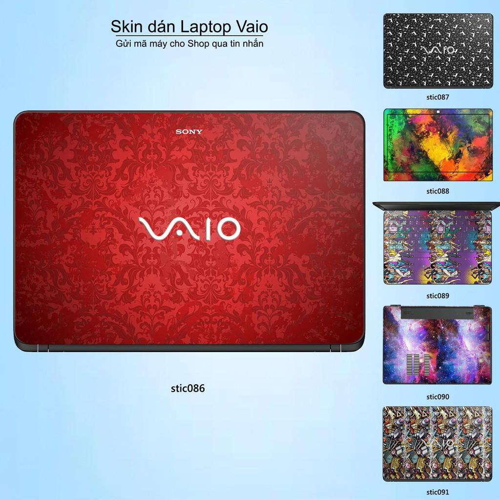 Skin dán Laptop Sony Vaio in hình Hoa văn sticker _nhiều mẫu 15 (inbox mã máy cho Shop)