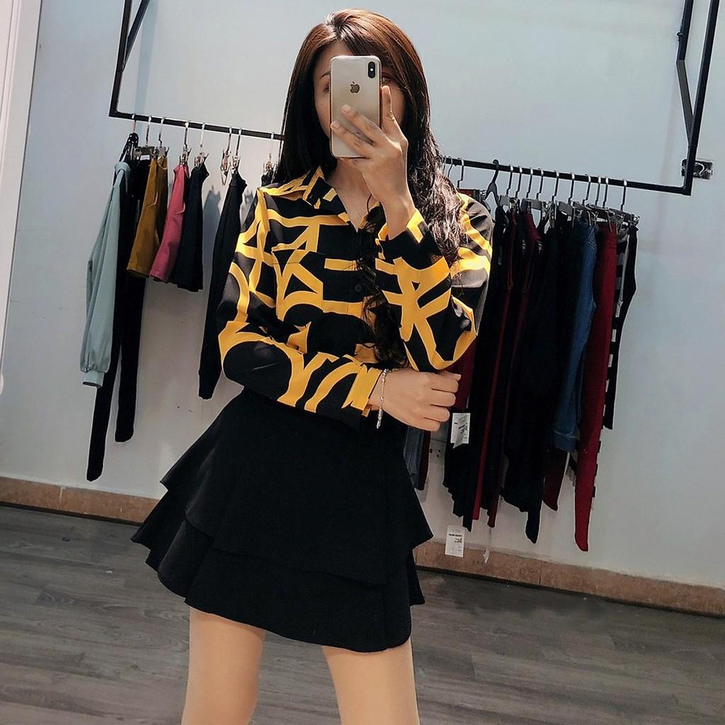 Chân váy tiểu thư XÒE XINH XẮN dáng ngắn- hai tầng