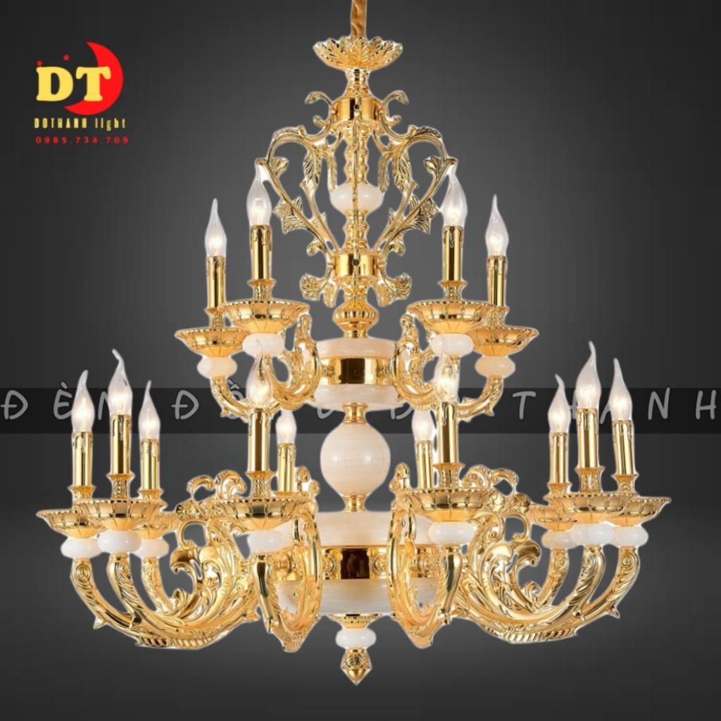 Đèn chùm phòng khách phong cách cổ điển cao cấp  HTLK  CHK