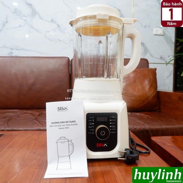 Máy làm sữa hạt đa năng SEKA E300 - 1.75 lít - 12 chức năng - Hàng chính hãng