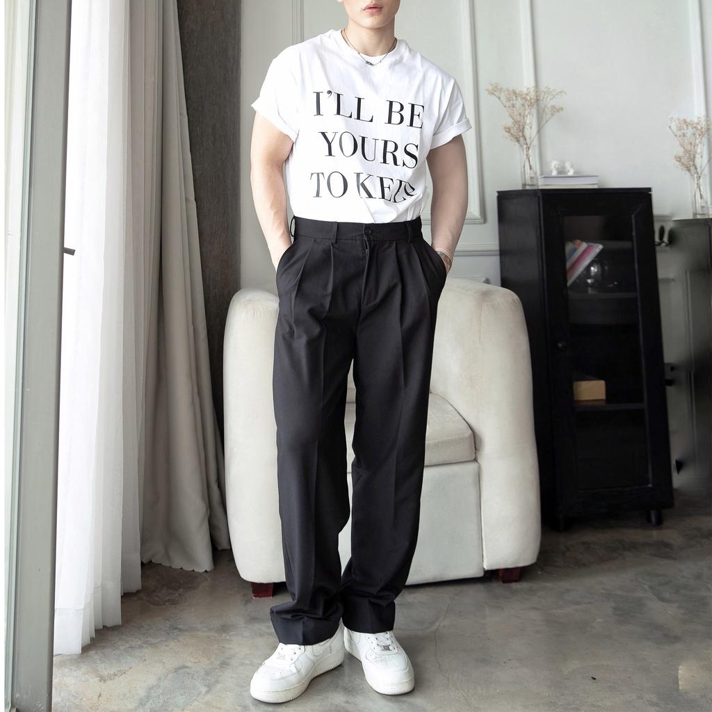 Quần tây nam ống rộng nhiều màu Y218 Long Wide Slacks