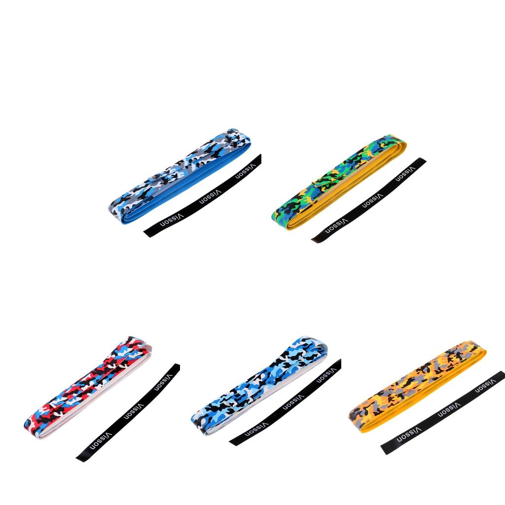 Anti Slip Stretchy Absorb Sweat Tennis/Badminton/Pickleball/Fishing Pole Racquet Grip Tape - Camo Colors