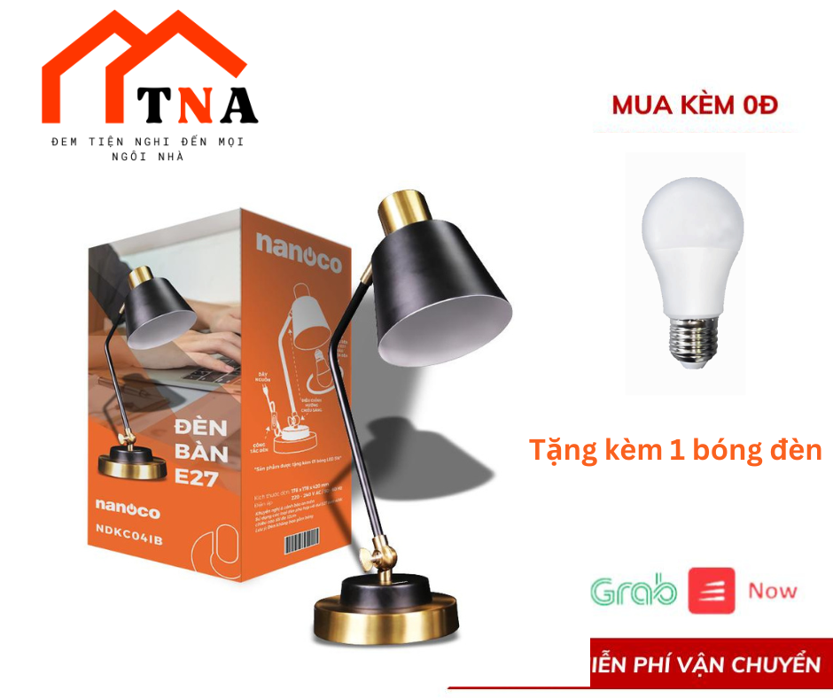 Đèn bàn cổ điển Nanoco NDKC04IB