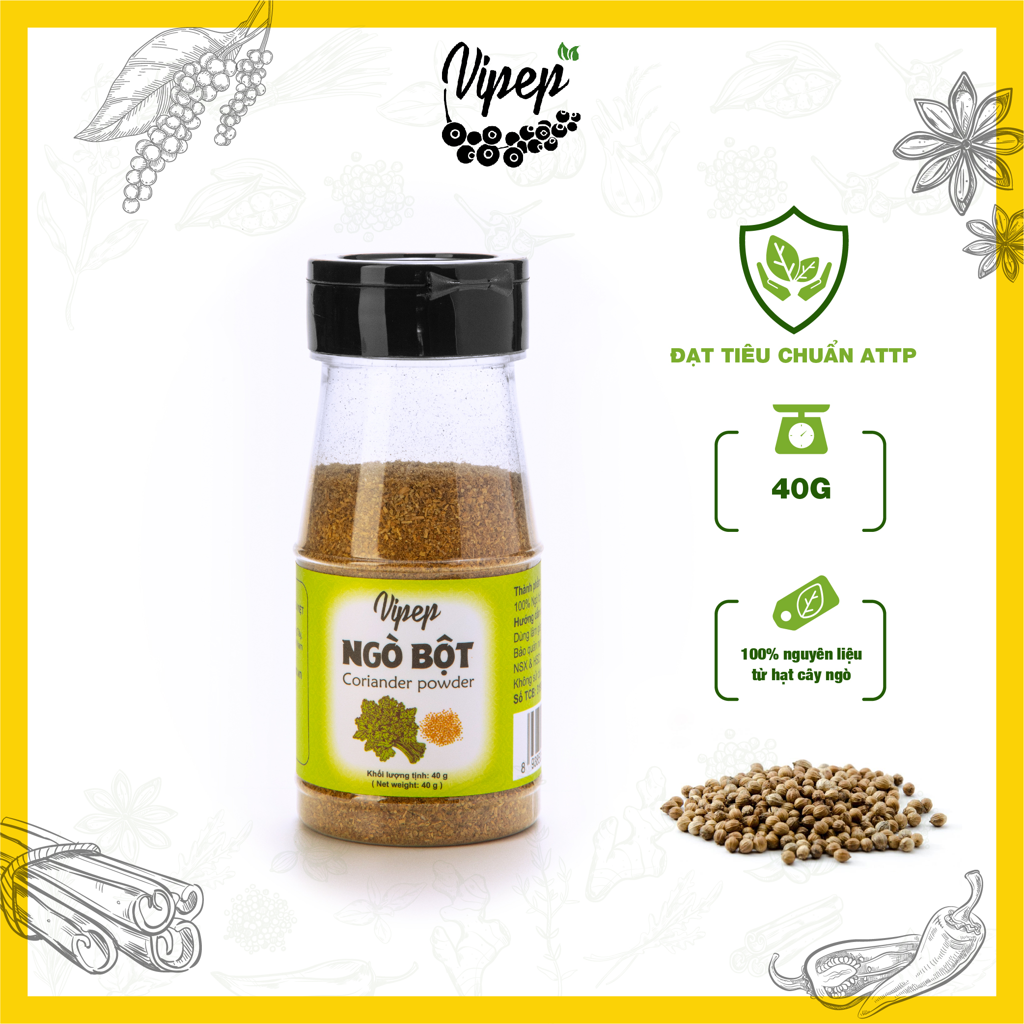 Ngò Bột Vipep 40g