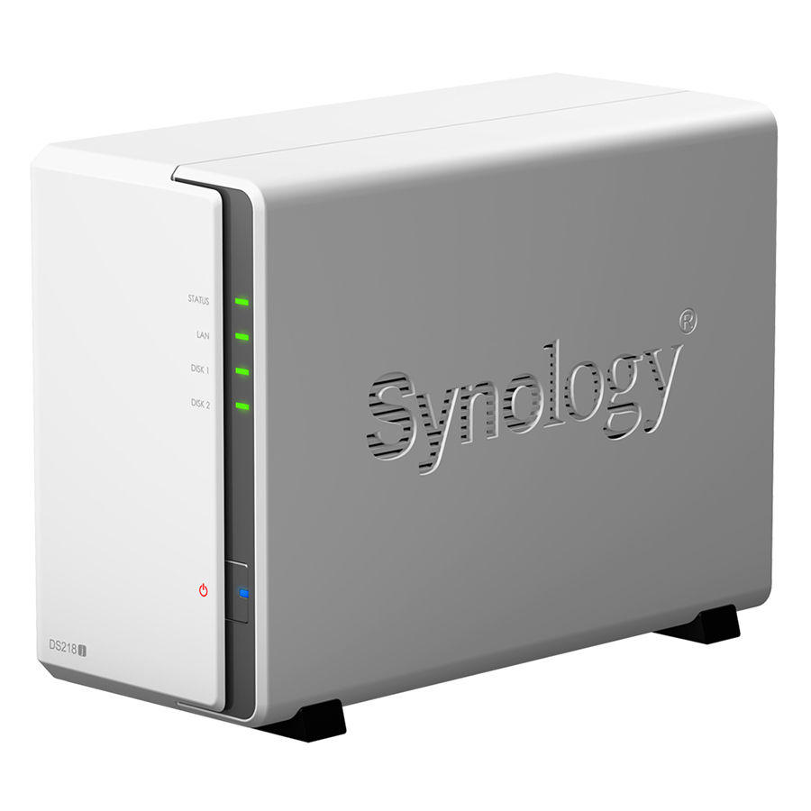 Ổ Cứng Mạng Synology NAS DS218j (Trắng) - Hàng Chính Hãng