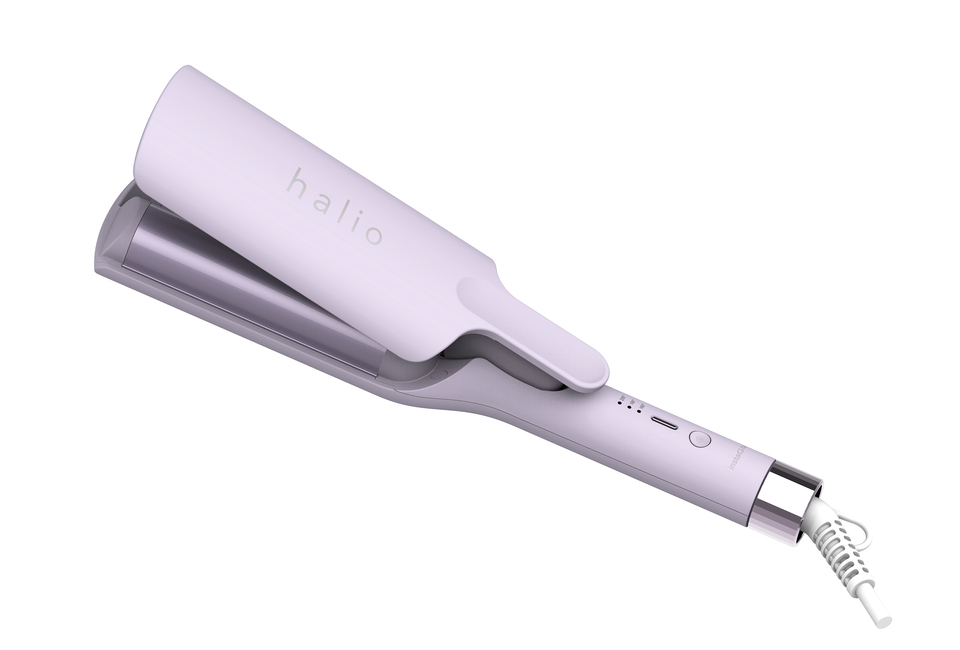 Máy Uốn Tóc Halio instaGlam Premium Hair Styler Tạo Xoăn Sóng Nước Hippie - Bóng Mượt x6 lần, Trục 28mm