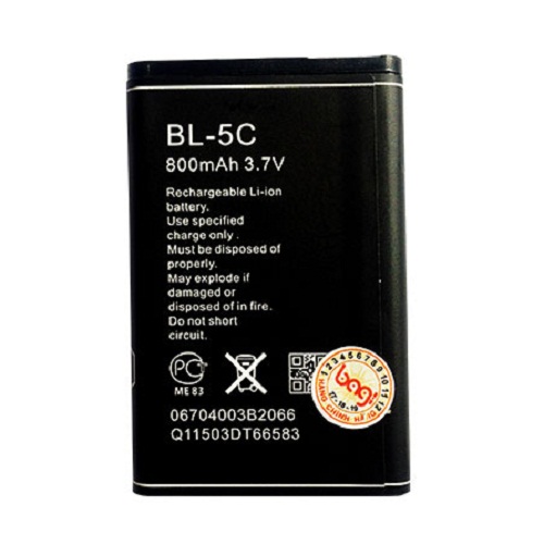 Pin Trong Điện Thoại BL5C Bagi 800mAh - Hàng chính hãng Bagi