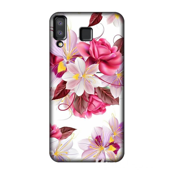 Ốp lưng in hình hoa dành cho Samsung Galaxy A8 STAR