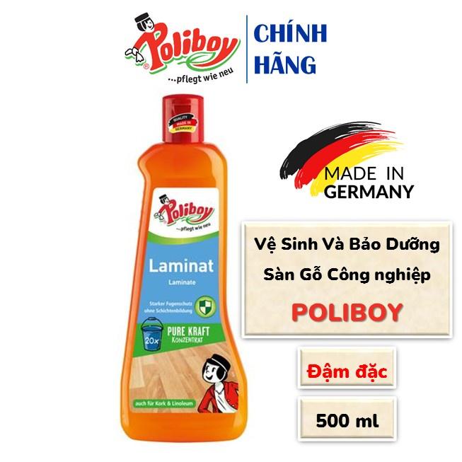 Nước Lau Sàn Gỗ Công Nghiệp POLIBOY Làm Mới Sàn Gỗ, Chống Ẩm Mốc, Mối Mọt 500ml