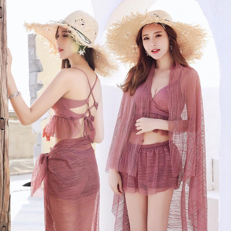 Bộ Bơi Nữ 3 Mảnh Đẹp - Bikini Đi Biển Đẹp