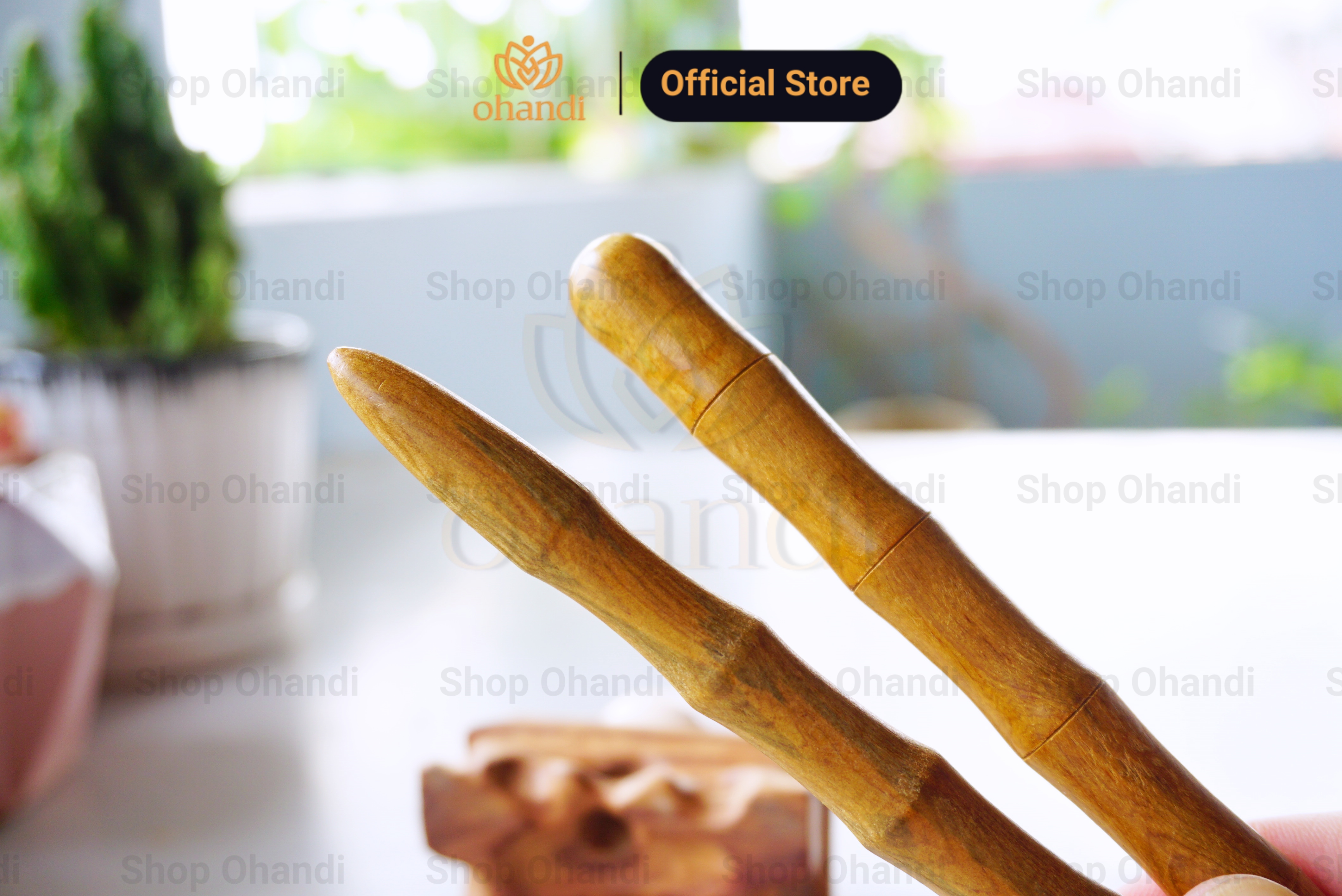 Combo 2 Cây Bấm Huyệt Mát Xa Bàn Chân Bằng Gỗ