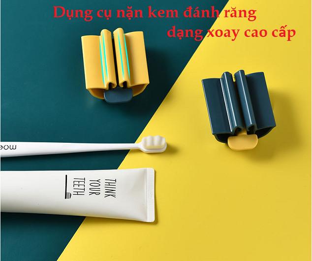 Dụng cụ nặn kem đánh răng dạng xoay cao cấp, thiết kế tiện lợi và dễ sử dụng GD411-NKXoayCC