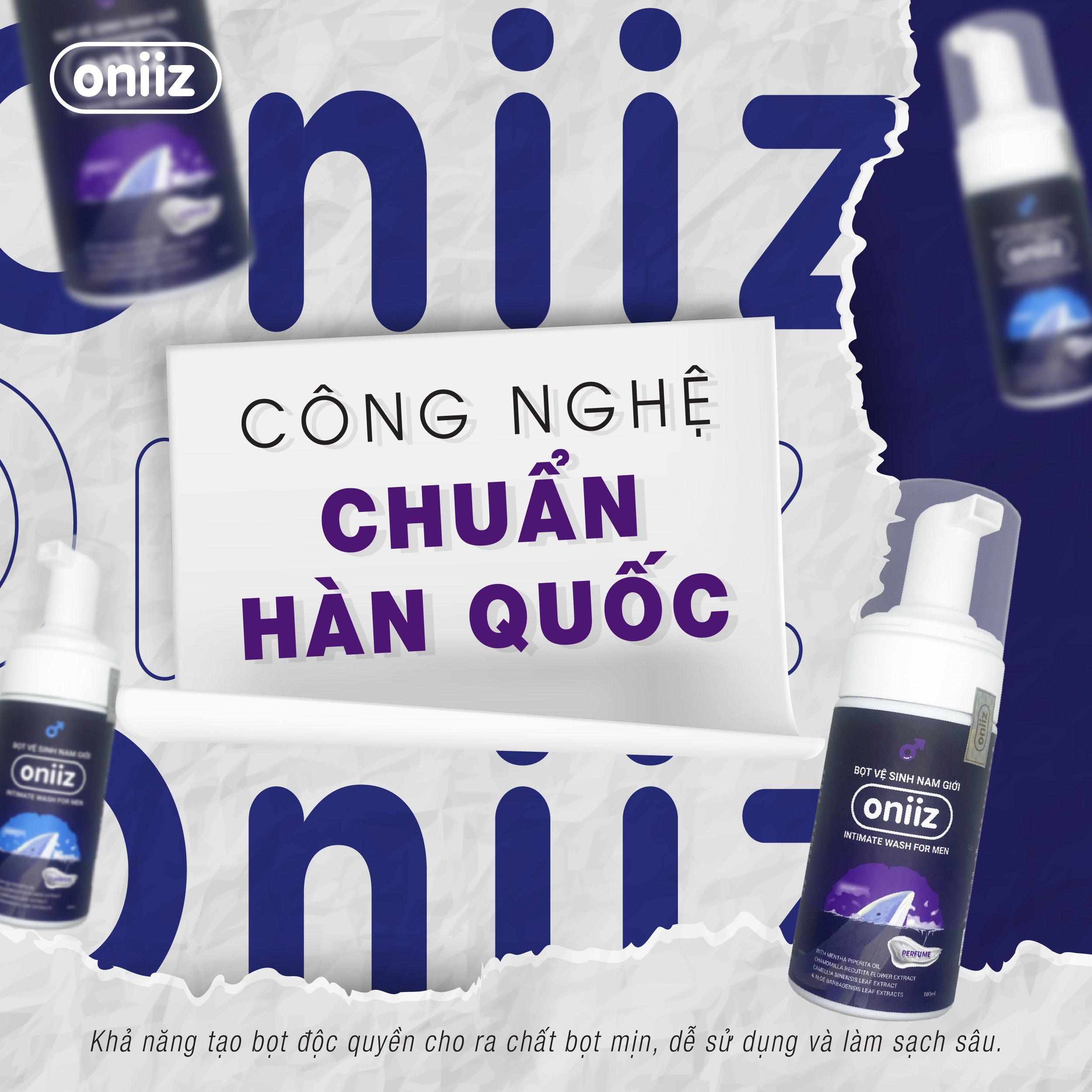 Bọt vệ sinh nam giới Oniiz 100ml