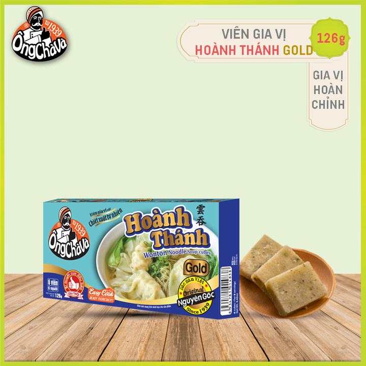 Viên Gia Vị Hoành Thánh Ông Chà Và Gold 126gr (Wonton Noodle Soup Cubes)