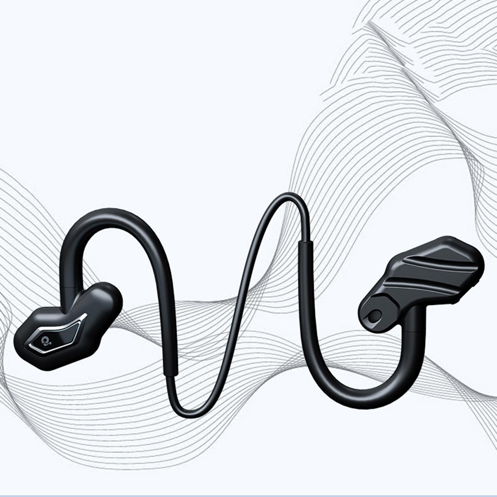 Bone Conduction Headphones Waterproof Stereo Hi-Fi Sound