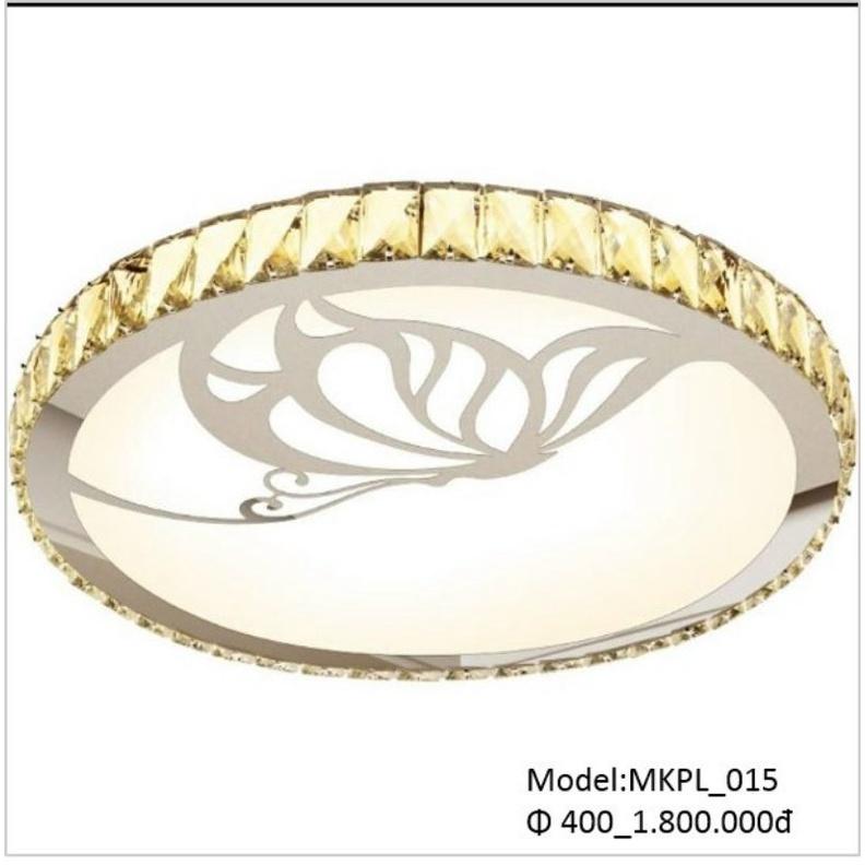 MKPL_13 Đèn mâm áp trần phale chuẩn K9 trang trí phòng khách, đèn trang trí trần hiện đại