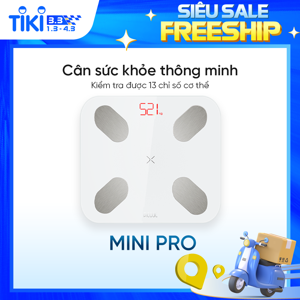 CÂN SỨC KHỎE THÔNG MINH PICOOC MINI Pro_Bảo hành 12 tháng_Hàng chính hãng