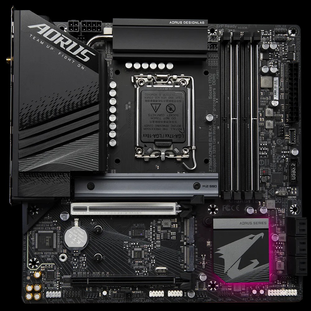 Mainboard Gigabyte Z790M AORUS ELITE AX Socket LGA1700 - Hàng Chính Hãng