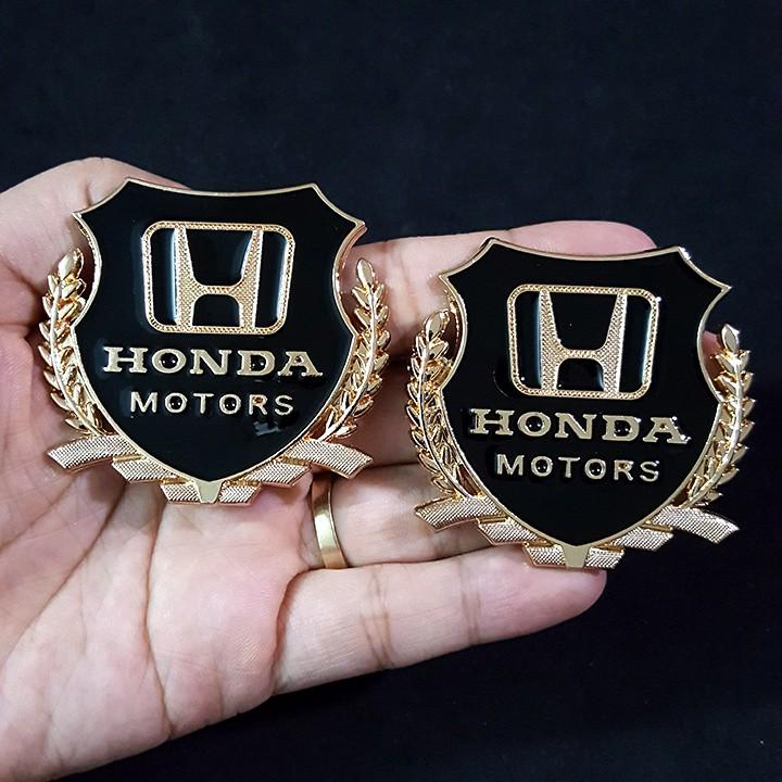 Bộ 2 Logo dạng Bông lúa theo xe Honda