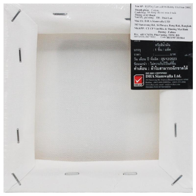 Khung Tranh Canvas Renaissance Hobby 15 x 15 cm 280gsm