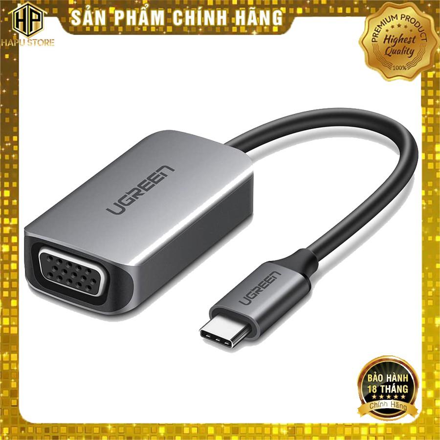 Cáp chuyển USB Type C sang VGA Ugreen 50316 chính hãng -Hàng Chính Hãng