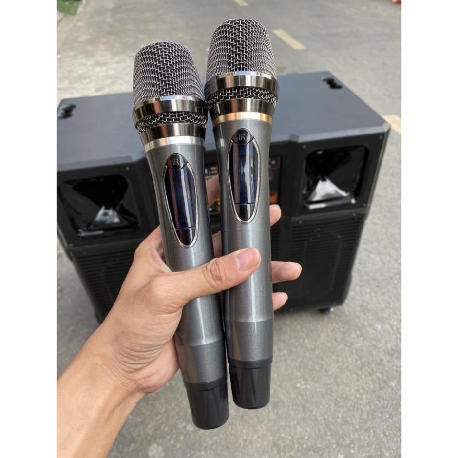 Loa kéo di động MTMAX BK33 - Dàn karaoke ngoài trời bass 4 tấc đôi ngang, 2 treble - Loa khủng long siêu cấp bao hay