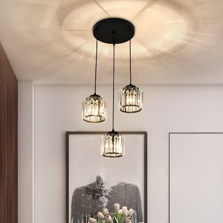 Đèn thả UGOT pha lê trang trí nội thất - kèm bóng LED và đế ốp trần