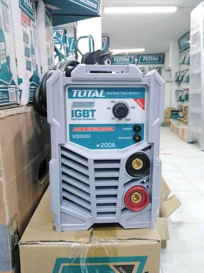 MÁY HÀN BIẾN TẦN 200A INVERTER MMA TOTAL TW22005 (KÉO QUE 1.6-5.0MM) - HÀNG CHÍNH HÃNG