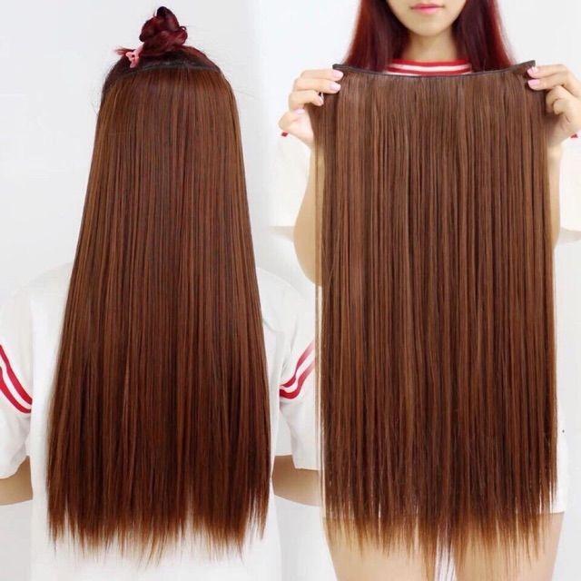 HÌNH THẬT TÓC KẸP THẲNG DÀI 60CM SIÊU DÀY